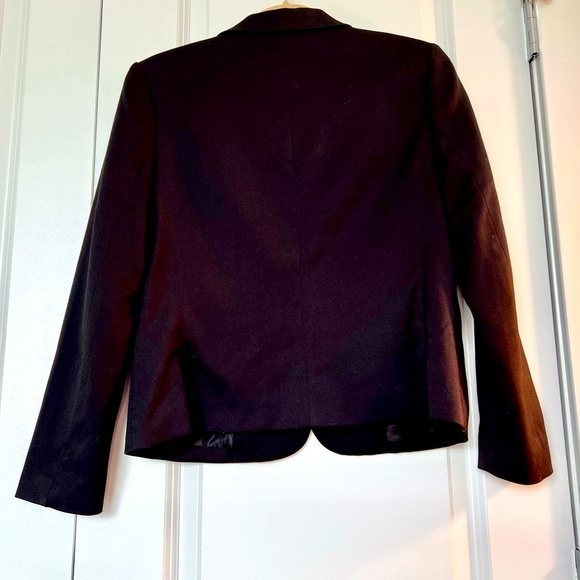 Divided by H&M Single Breasted Tailored Black Boxy Blazer, Size 12 - Picture 13 of 14